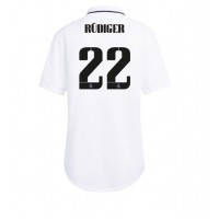 Fotbalové Dres Real Madrid Antonio Rudiger #22 Dámské Domácí 2022-23 Krátký Rukáv
